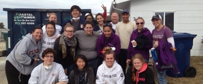 Bay State College students giving back through an Alternative Spring Break (ASB) trip.