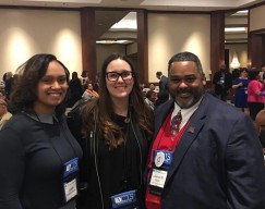 CJ Students with ACJS President Dr. Lorenzo Boyd