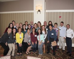 PTA students and faculty members at the APTA of MA annual conference.